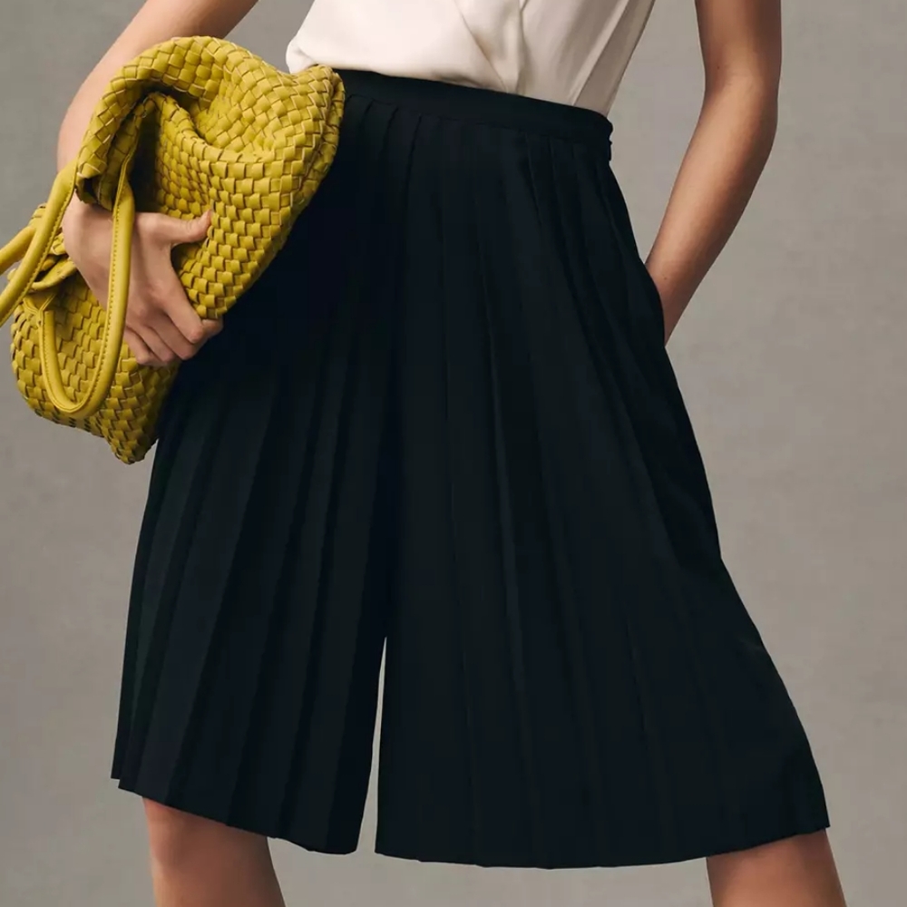 HTF By Anthropologie Pleated Culottes